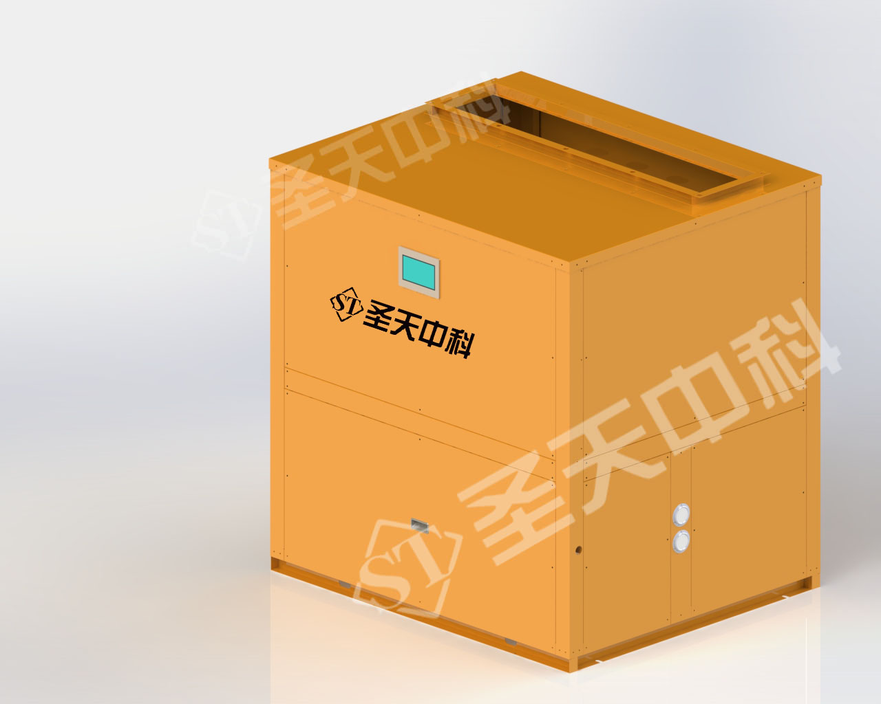 闭环15P上出风整体式烘干机